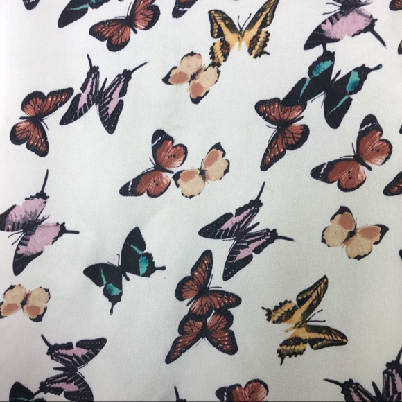 Ted Baker Mandey Butterfly Print Draped Cardigan - Picture 8 of 8